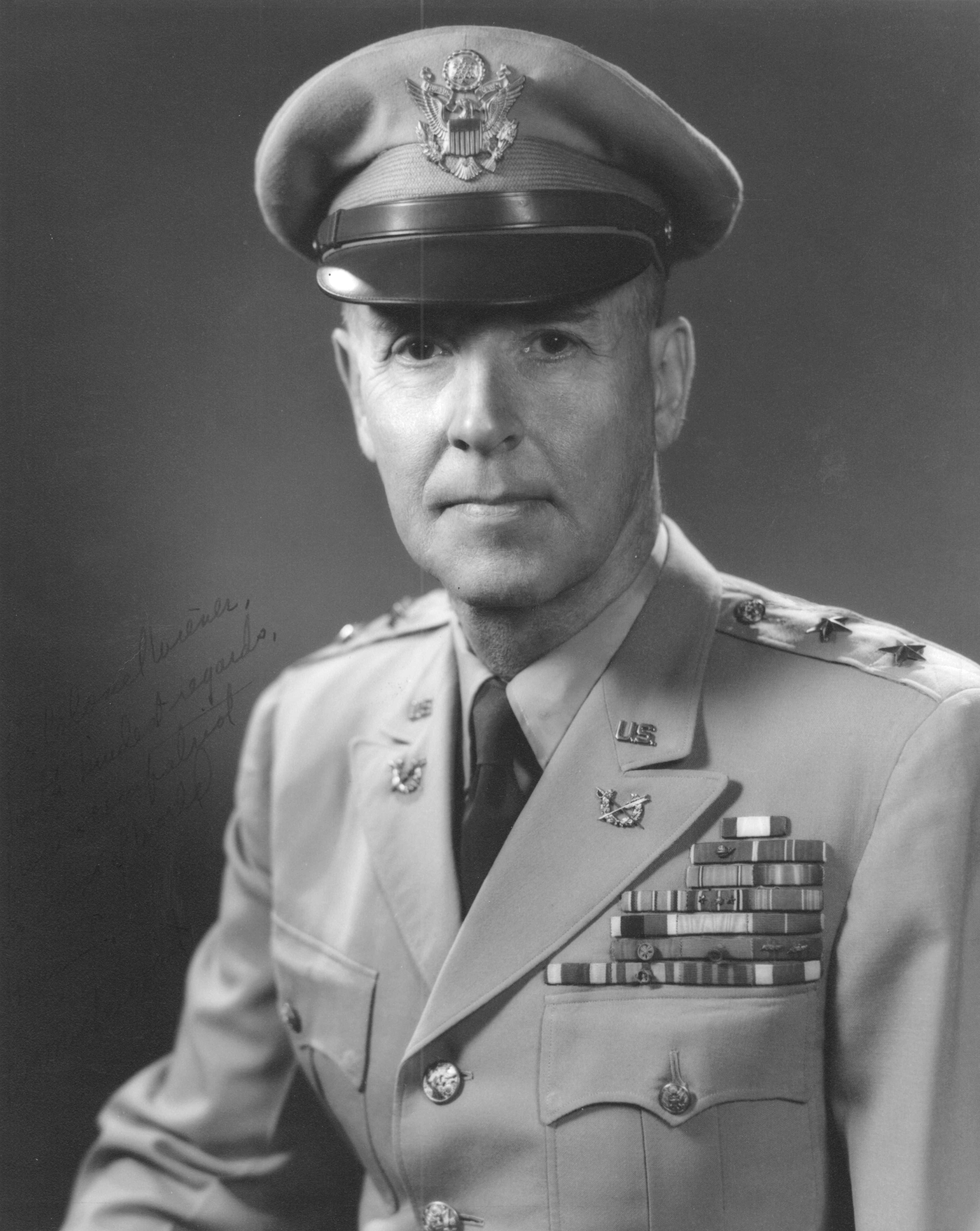 Major General Claude B. Mickelwait, TAJAG, 1954-
            1956. (Photo courtesy of Fred L. Borch III)